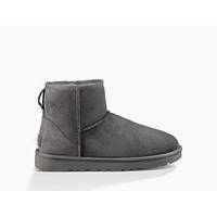 Угги мужские мини UGG Australia Men's Classic Mini Grey.Угги Австралия классик зимние серого цвета 44