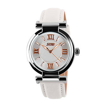 Жіночий годинник Skmei 9075 Elegant білий