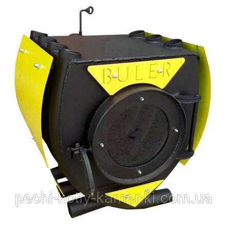 Buller 02 на дровах із колосниками, попільником, великим склом і обшивкою, фото 1