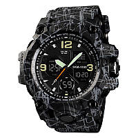 Спортивные часы Skmei 1155 B HAMLET черные с серым