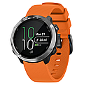Силіконовий ремінець Half Strips для Xiaomi Amazfit Bip / Lite / 20 мм рифлений Помаранчевий 2100P, фото 3