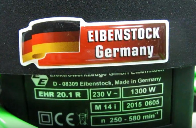 потужність Eibenstock EHR 20.1 R SET