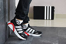 Кросівки чоловічі Adidas LXCON щільна сітка,чорно-білі, фото 2