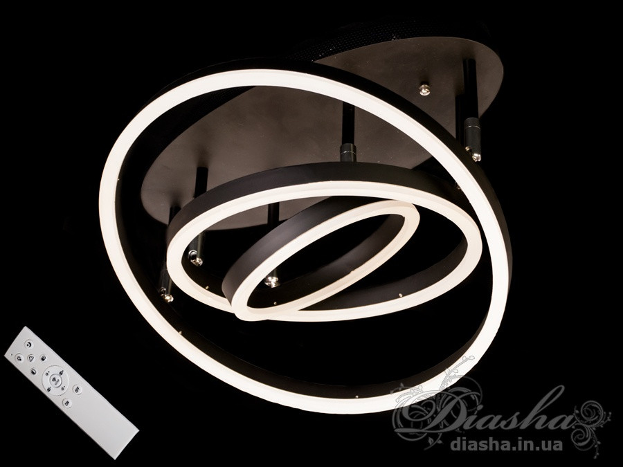Люстри світлодіодні Diasha 55010/3BK dimmer