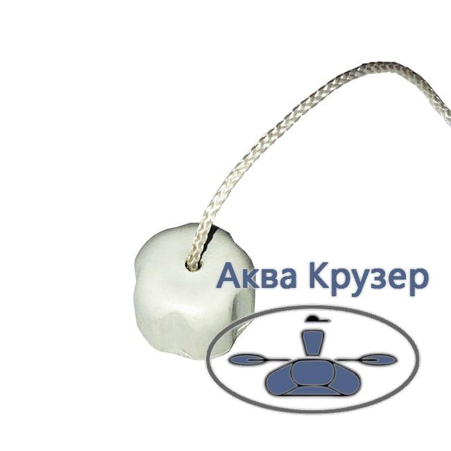 Гайка кочети (баранчик) для надувних човнів ПВХ, колір сірий