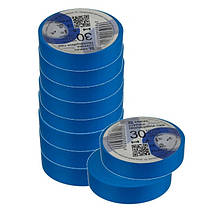 Ізоляційна стрічка ТАКЕЛ 0,13мм х 19мм х 30м, колір блакитний