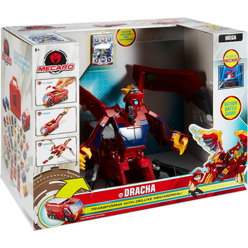 Машина-трансформер Дракон Драча Мега Мекардимал Mecard Mega Dracha, фото 1