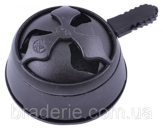 Калауд для кальяну Lotus D524 з погумованою ручкою чорний, фото 1