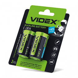 Батарейка лужна Videx LR14/C (R14) BLISTER CARD (Ціна вказана за 1 шт)