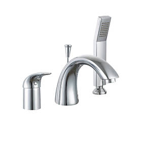 Врізний змішувач для ванни трипозиційний Аква Родос Umbra 95908