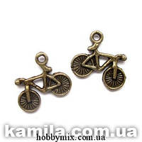 Метал. підвіска "велосипед" бронза (1,6х1,4 см) 12 шт. в уп.
