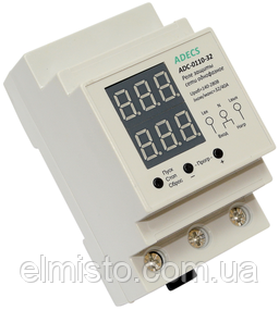 Реле напряжения и тока Adecs ADC-0110-32 для защиты электросети всего дома или квартиры - фото 1 - id-p114573259