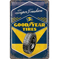 Табличка металлическая Goodyear - Super | Nostalgic-Art 22267