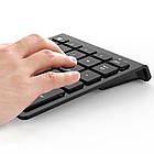 Цифрова клавіатура безпровідна bluetooth 28 клавіш. Bluetooth числова клавіатура на батарейках, фото 2