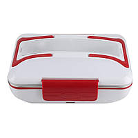 Ланчбокс SUNROZ Electronic Lunchbox II контейнер для їжі з підігрівом 220 0.82 л Біло-Червоний (SUN5597)