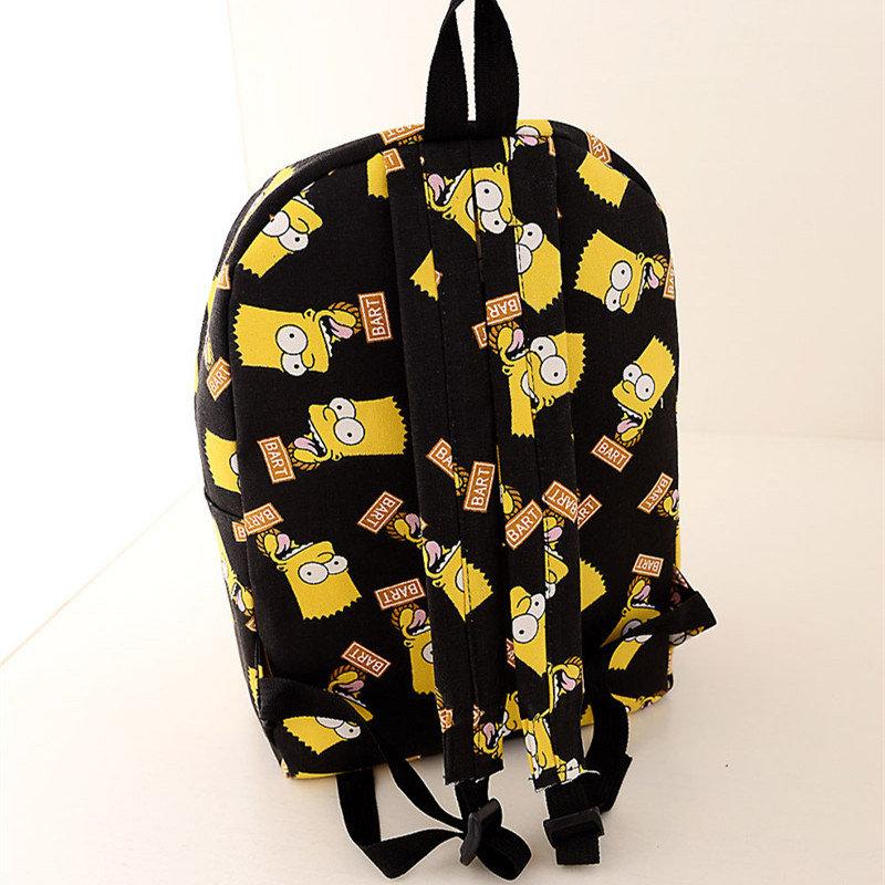 Рюкзак школьный повседневный детский-подростковый Симпсоны барт Simpson bart. - фото 5 - id-p561348958