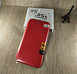Чохол-книжка магнітний для Samsung Galaxy A10 (2019) A105 червона з візитницею, фото 4
