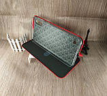 Чохол-книжка магнітний для Samsung Galaxy A10 (2019) A105 червона з візитницею, фото 6