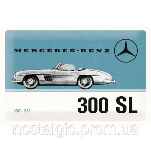 Табличка Ностальгічне-Art Mercedes 300 SL Blue (22286)