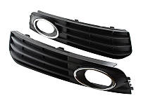 Комплект решіток у бампер Audi A4 B8 ліва + права 08-11 рр.