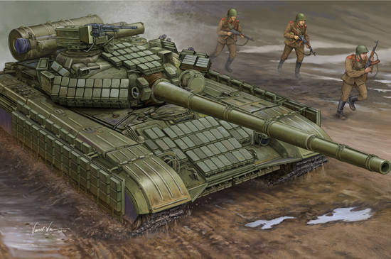 Т-64АВ зразка 1984 року. 1/35 TRUMPETER 01580, фото 1