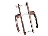 Натиснутої гарнітури VORNE 25/85/200 мм з пружиною коричневий для дверей ПВХ (дверні натискні ручки), фото 3