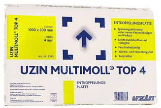 Ізолююча і розділова підкладка UZIN Multimoll Top 4 (4 мм)
