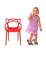 Дитяче крісло Bari Kids Masters Chair біле, дизайн Philippe Starck, фото 8