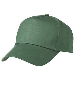 Кепка однотонна Темно-Зелений