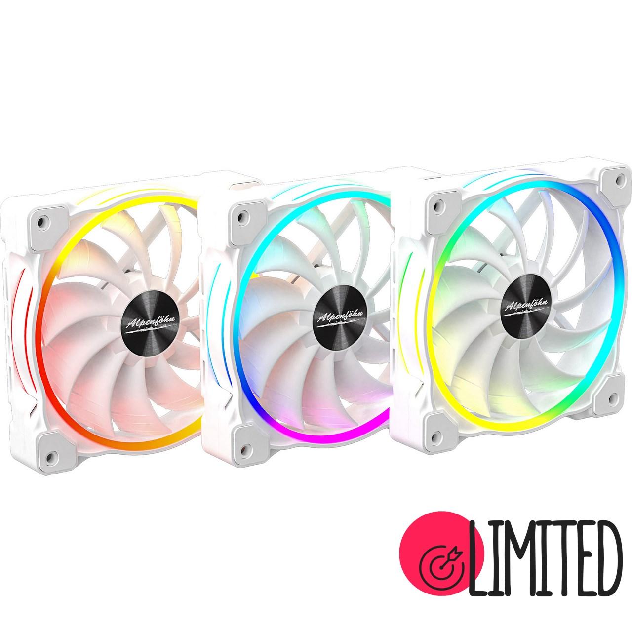 Вентилятори 120 мм Alpenfohn Wing Boost 3 ARGB High Speed PWM Triple (84000000165)