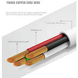 Автомобільний пружинний кабель для швидкого заряджання смартфона Iphone Lightning — USB, 2.4 A, 1 м, фото 7