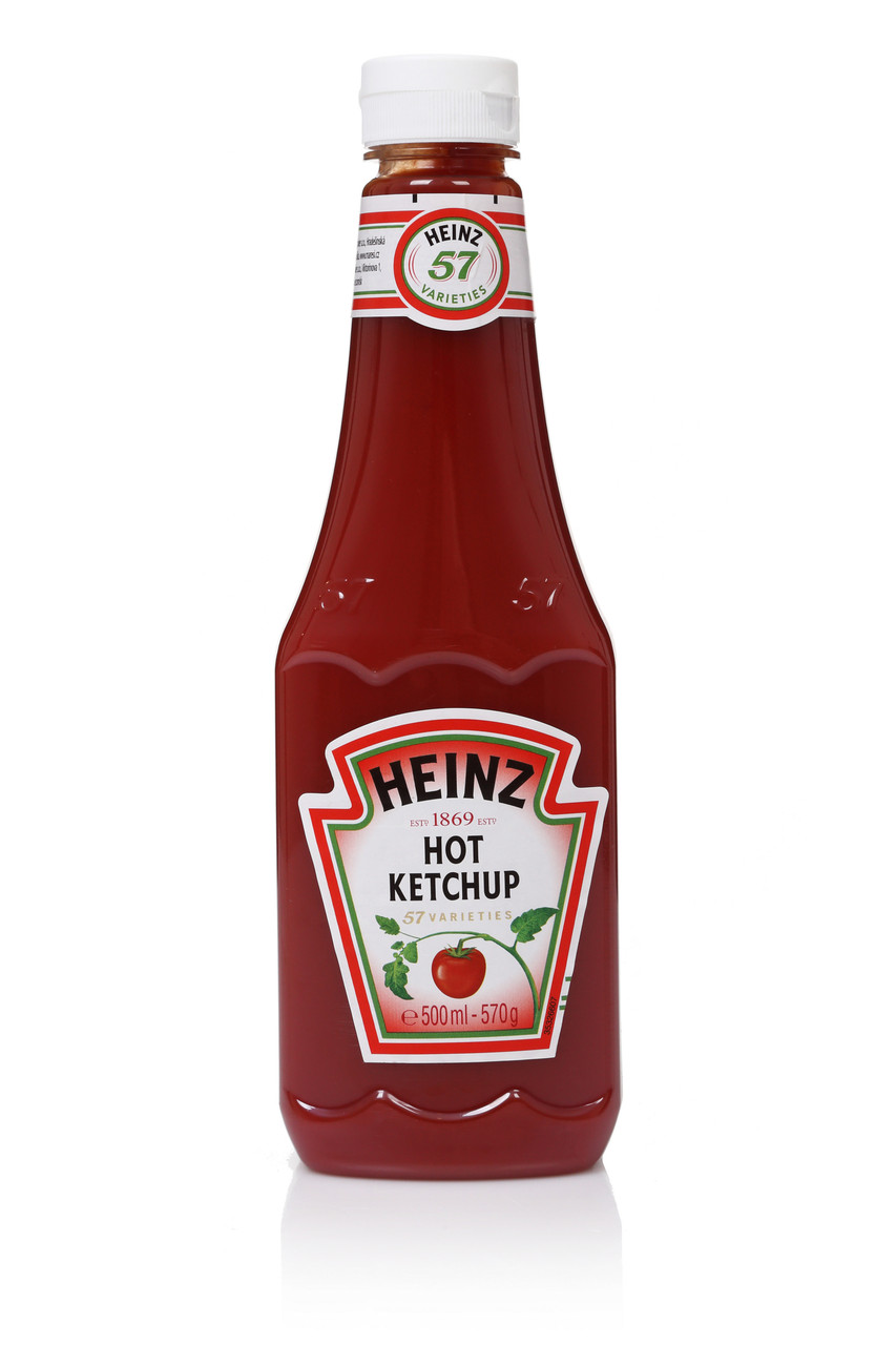 Heinz кетчуп томатний гострий 500ml.