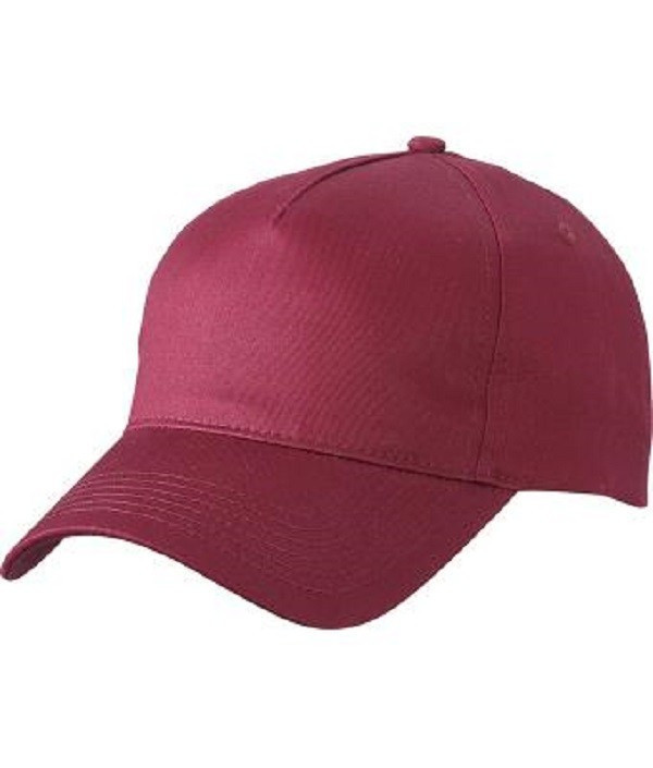 Кепка на липучці Темно-Бордовий, фото 1