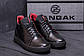 Чоловічі зимові шкіряні черевики ZG black Premium Quality чорні, фото 8