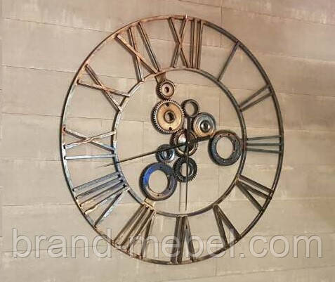 Настінний годинник Industrial/Ковані настінні годинники Індастріал