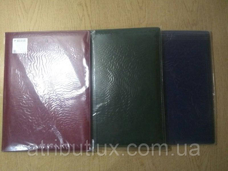 Папка на підпис Nebraska А4 ТЕМНО-ЗЕЛЕНИЙ, СИНІЙ, КРАСНИЙ, фото 1