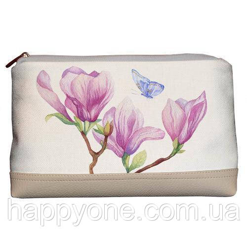 Косметичка дорожня жіноча «Lovely» Магнолія