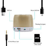 Портативна акустична Bluetooth колонка Hopestar H17 Gold, фото 3