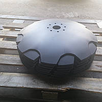 Диск борони ПД ромашка D = 630 мм, h = 6 мм, ф 63 мм Z10 з Бронесталі (аналог до борони Велес Агро) ПД 2.5−01.423 Б, фото 2