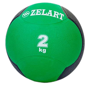 Медбол Zelart Medicine Ball 2 кг твердий гумовий (FI-5121-2)