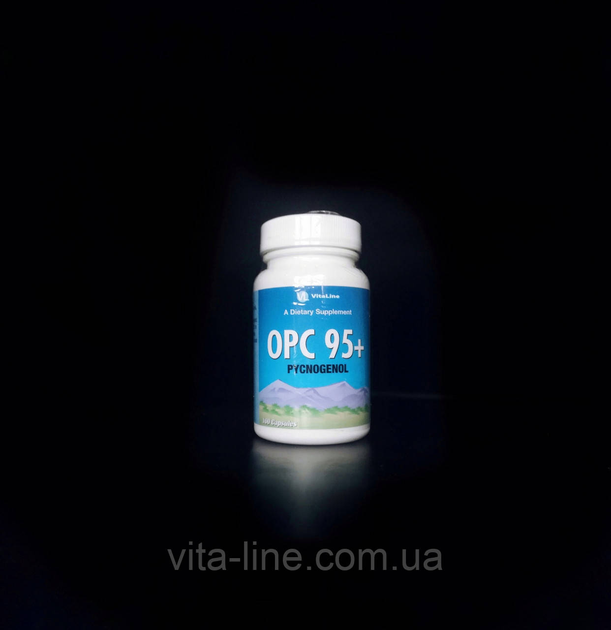 ОРС 95+ Пікногенол/OPC 95 + Pycnogenol ВітаЛайн / VitaLine Стимуляція захисних функцій / Антиоксидант 100кап