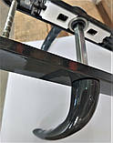 Натиснутий гарнітур "OPERA" 25-92/200 мм c пружиною антрацит для ПВХ дверей (дверна ручка), фото 6