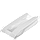 Паперовий пакет з прозорою вставкою білий 240х120х50/40 мм (56), фото 4