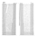 Паперовий пакет з прозорою вставкою білий 240х120х50/40 мм (56), фото 5