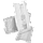 Паперовий пакет з прозорою вставкою білий 240х120х50/40 мм (56), фото 2