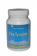 Віта-тирозин/Vita-Tyrosine ВітаЛайн/VitaLine Природний продукт для нормалізації обмінних процесів 100 кап, фото 1