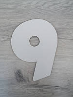 Трафарет цифра ДВП