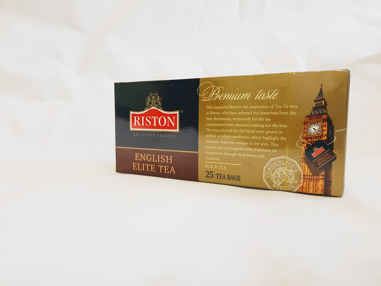 Чай чорний Ристон Англійський Елітний з бергамотом пакетований 25 х 2 г, фото 1