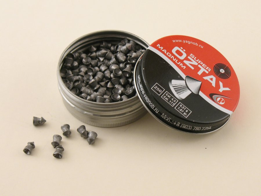 Кульки для пневматики Oztray Diablo 500 штук. 4,5 мм, фото 1