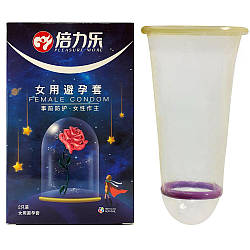 Жіночі презервативи Female condom 2 шт. (Женський) оригінал із Ш.К. 6933506074470